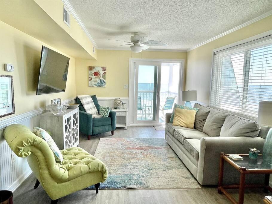 *2Br Oceanfront Retreat*King Ensuite*Pool*Nmb Cherry Grove*Pc4 Myrtle Beach Kültér fotó