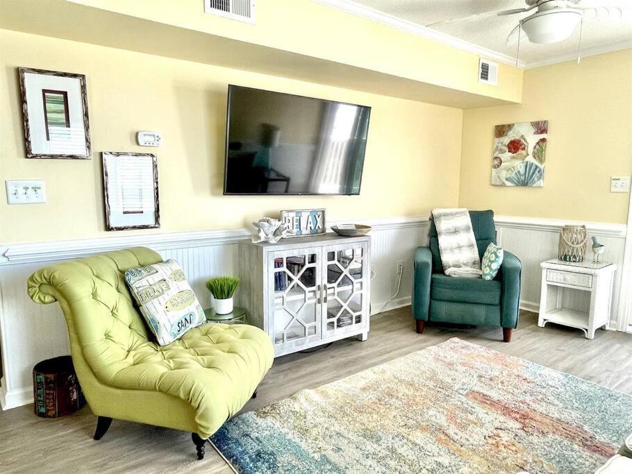*2Br Oceanfront Retreat*King Ensuite*Pool*Nmb Cherry Grove*Pc4 Myrtle Beach Kültér fotó