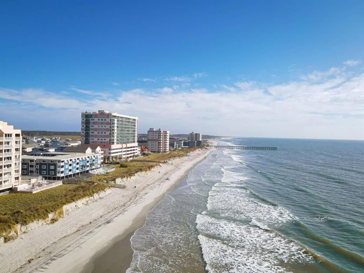 *2Br Oceanfront Retreat*King Ensuite*Pool*Nmb Cherry Grove*Pc4 Myrtle Beach Kültér fotó