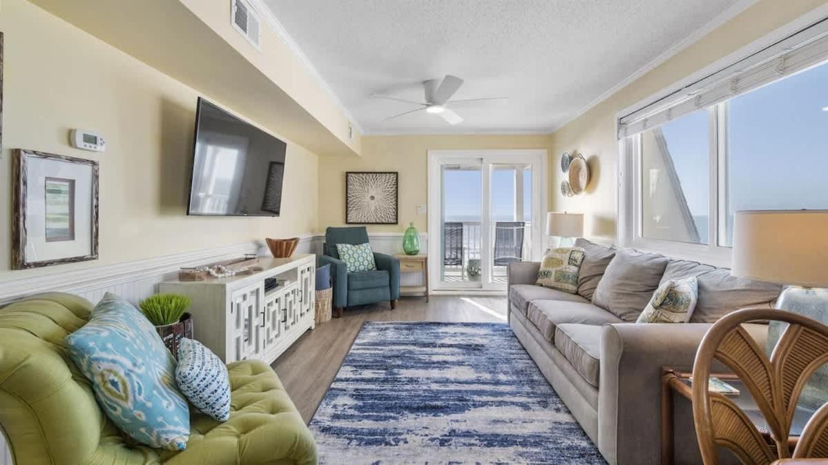 *2Br Oceanfront Retreat*King Ensuite*Pool*Nmb Cherry Grove*Pc4 Myrtle Beach Kültér fotó