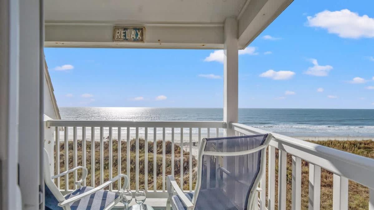 *2Br Oceanfront Retreat*King Ensuite*Pool*Nmb Cherry Grove*Pc4 Myrtle Beach Kültér fotó